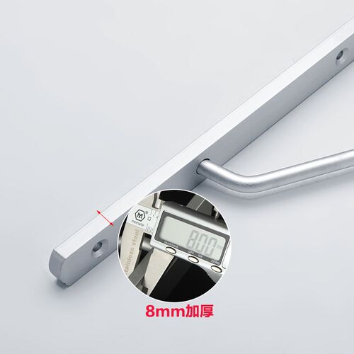 铝合金三角支架墙壁固定置物架托架隔板三脚架层板托三角支撑架