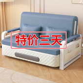 沙发床折叠两用小户型网红款 客厅单人直排伸缩床阳台多功能沙发床