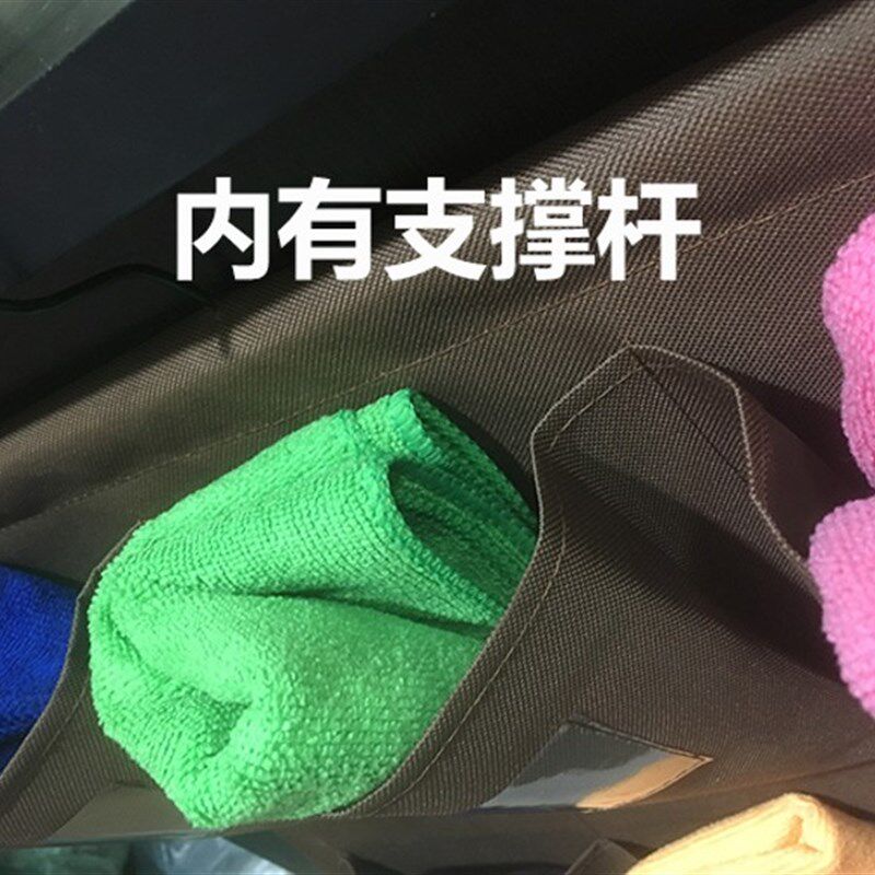 加厚防水酒店抹布袋 挂式抹布袋 布草清洁工作车工具区分毛巾收纳