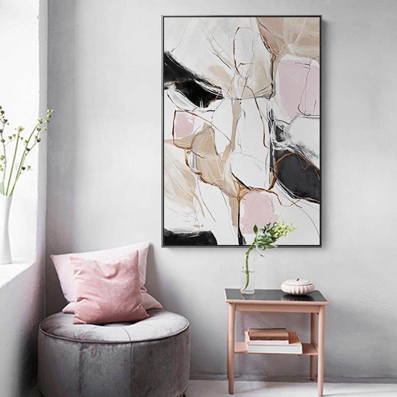 北欧客厅装饰画现代简约抽象画卧室餐厅壁画玄关酒店大幅挂画墙画,鲜花速递/花卉仿真/绿植园艺,割草机/草坪机,淘宝优惠券,粉丝福利购,淘宝优惠卷