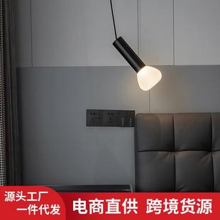 现代楼梯挑空吊灯复式楼别墅餐厅卧室书房高级感餐厅服装店橱窗灯