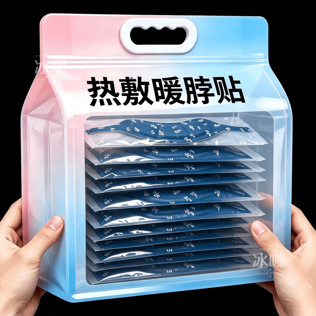 艾草蒸汽暖颈贴舒缓颈肩酸胀僵硬