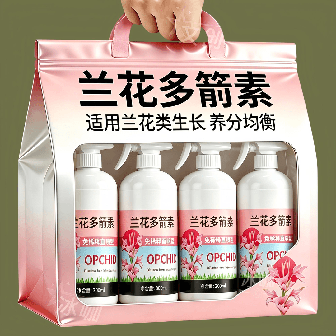 【兰花多箭素】兰花专用营养液催花延花期治黄叶专用液体肥通用型