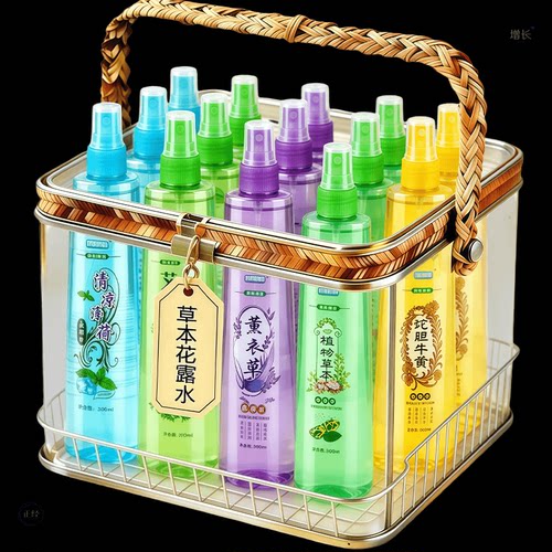 大瓶清凉花露水户外防蚊虫叮咬清香型成人儿童清凉喷雾艾草薄荷