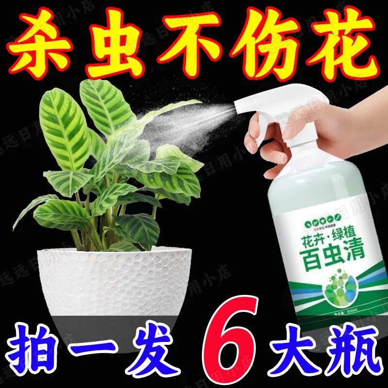 免稀释杀虫剂通用型养花花卉植物菜园多肉月季花蚜虫红蜘蛛百虫清