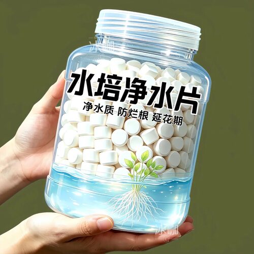 水培净水片清新水体远离腐根臭味