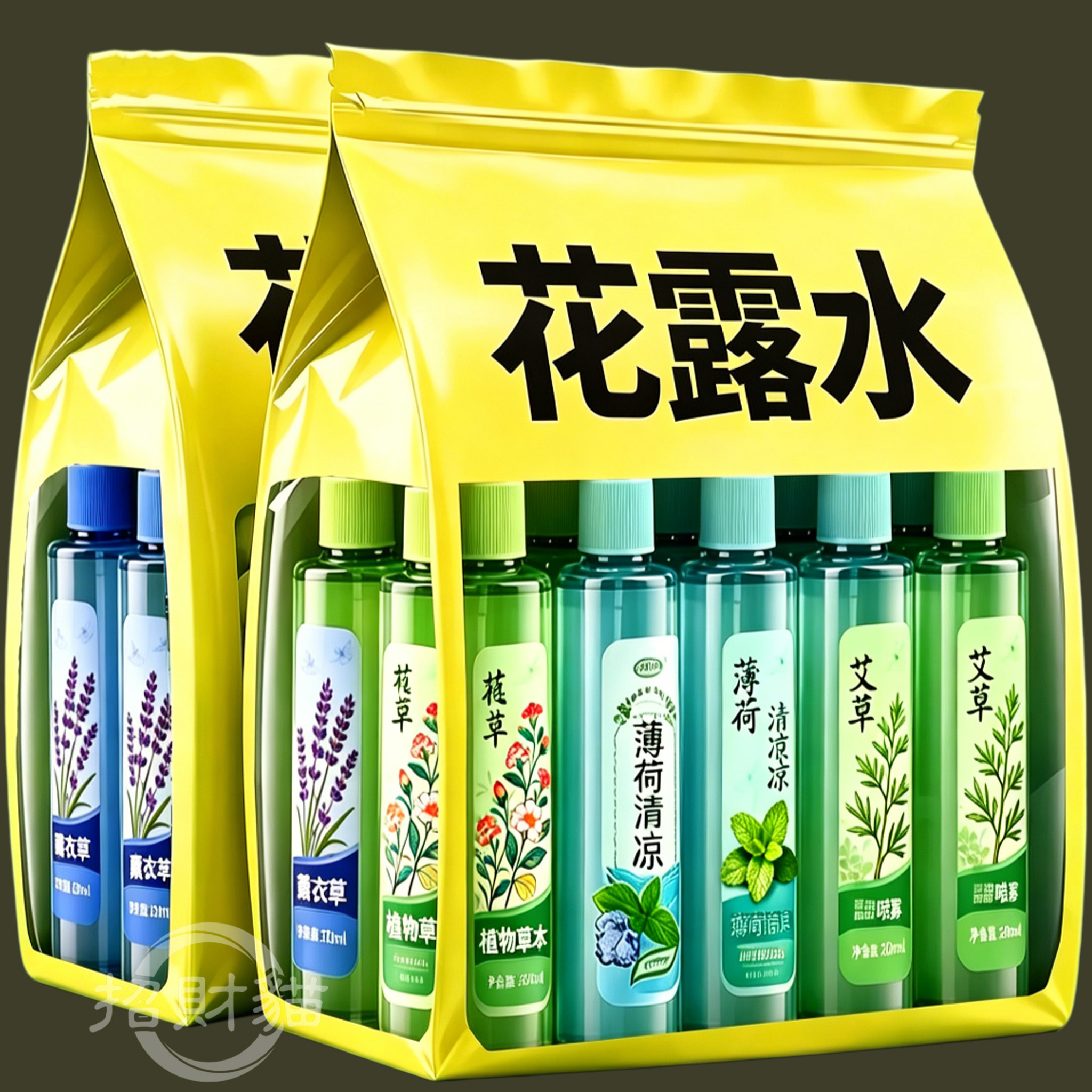花露水驱蚊止痒蚊虫不叮清凉喷雾清香型薄荷艾草植物草本持久驱蚊