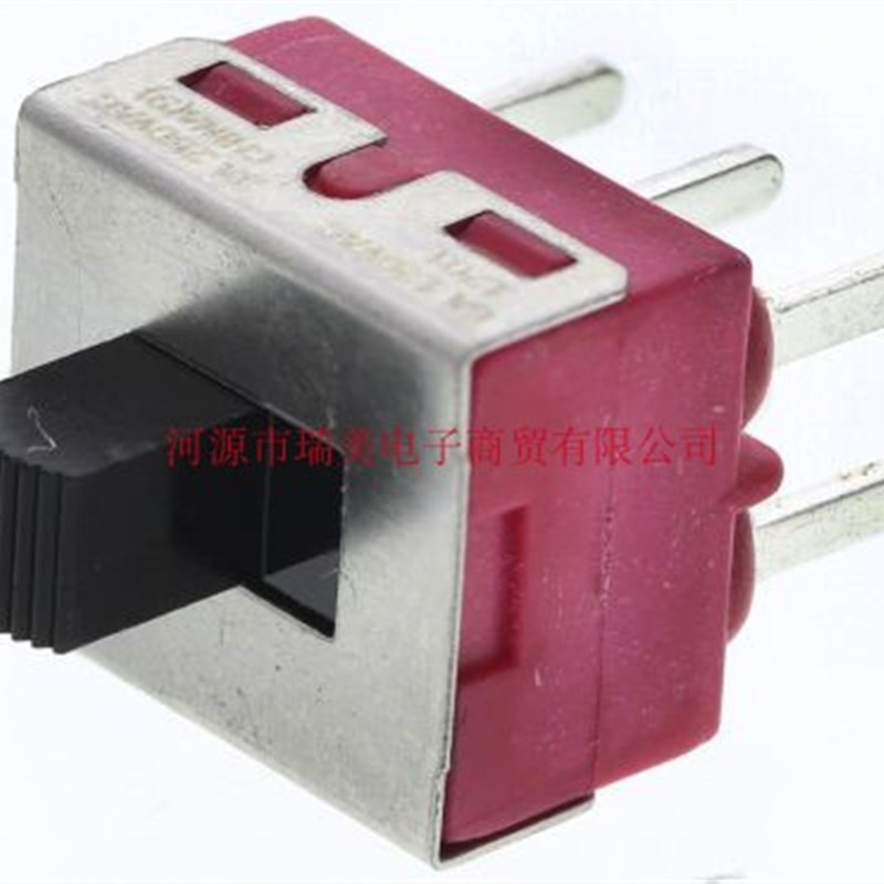 C&K双刀双掷印刷电s路板滑动开关1201M2S3CQE2