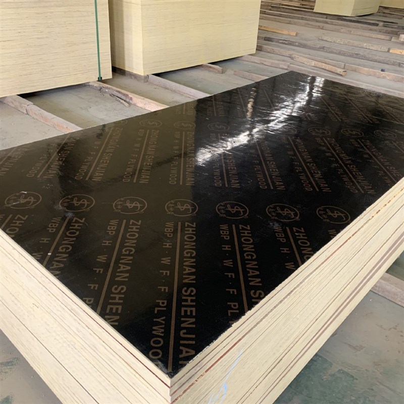 覆膜板可用于路建工程及建房模板H双面覆膜二次砂光无需抹灰