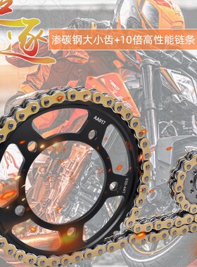 适配CBR1100XX-V/W改装大小飞齿炼轮97-07年炼盘油封炼.条套炼配