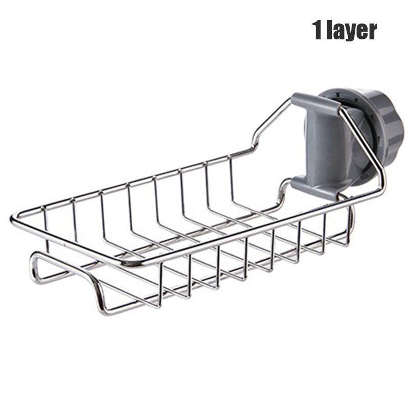 ucet Sponge Holder Sink Organizer Drainer FaucetU Hanging St
