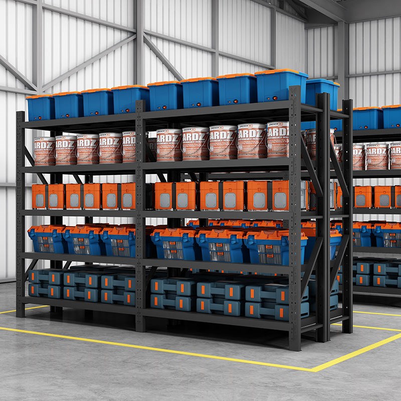 仓储货架置物架多层家用靠墙储物架重型仓库超市车W库储物间收纳