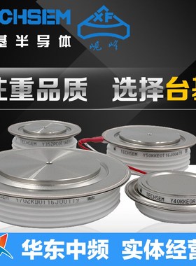 台基TECHSEM岘峰快速晶闸q管可控硅KP2000A2500V1600A2200V中频炉