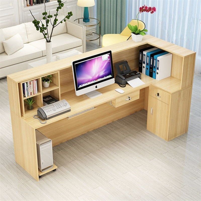 转角收银台公司前台o饭店吧台服装奶茶店美容院T柜台接待台收外厂,商业/办公家具,收银台,淘宝优惠券,粉丝福利购,淘宝优惠卷