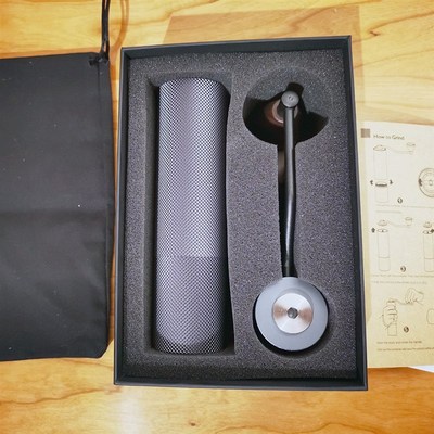 TIMEMORdE slim coffee grinder with adjustable setting conica