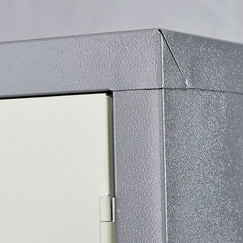 万尊零件柜抽屉式工具柜75抽u带门小号蓝色零件盒物料柜WZ-LJ-75M