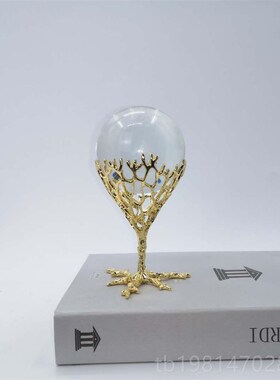 水球摆件欧软球式m客厅装书柜晶办公室美式玻璃北欧简约家居装