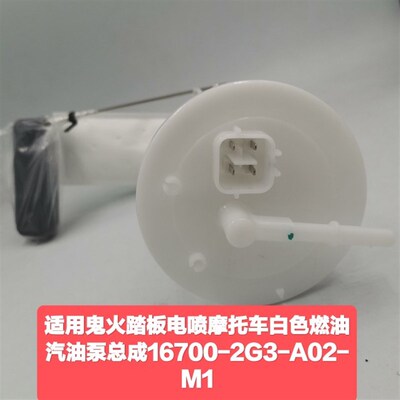 适用鬼火踏板电喷摩托车白色燃油汽油泵总成F16700-2G3-A02-M1