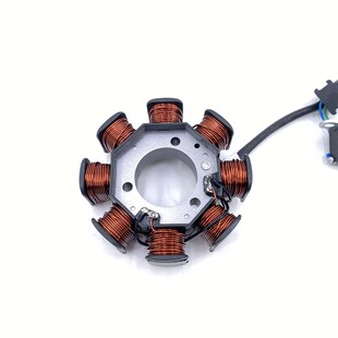 适用铃木海王星UA125T 3电喷点O火线圈磁电机磁钢定子 A天龙星T