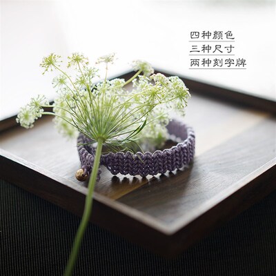 小尾巴猫牌身份h牌定制猫项圈刻字防丢猫咪项圈铃T铛可调节手工制