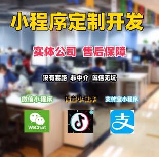 小程序二次开发网站建设软件网站网页小程序APP定制开发