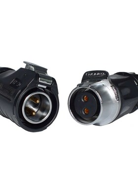 2转显示屏航空座ledlp20母座插头母 转芯mc4mc4W连接器航空插头