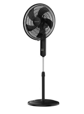 先锋电风扇FS40-21AR遥控落地扇三档可调节定时黑色X大风力电扇冷