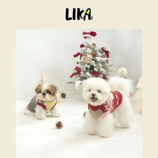 中小型犬费尔岛毛衣厚实保暖 LIKAPAWS25秋冬新款 新年礼物
