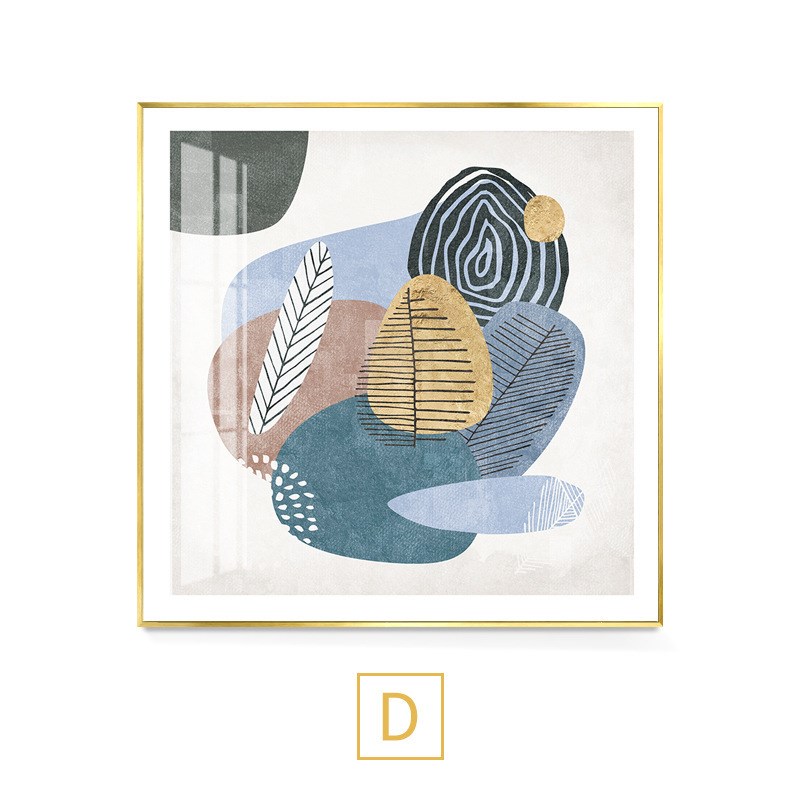 北欧玄关装饰画现代简约餐厅w正方形挂画艺术创意色块轻奢客厅壁图片