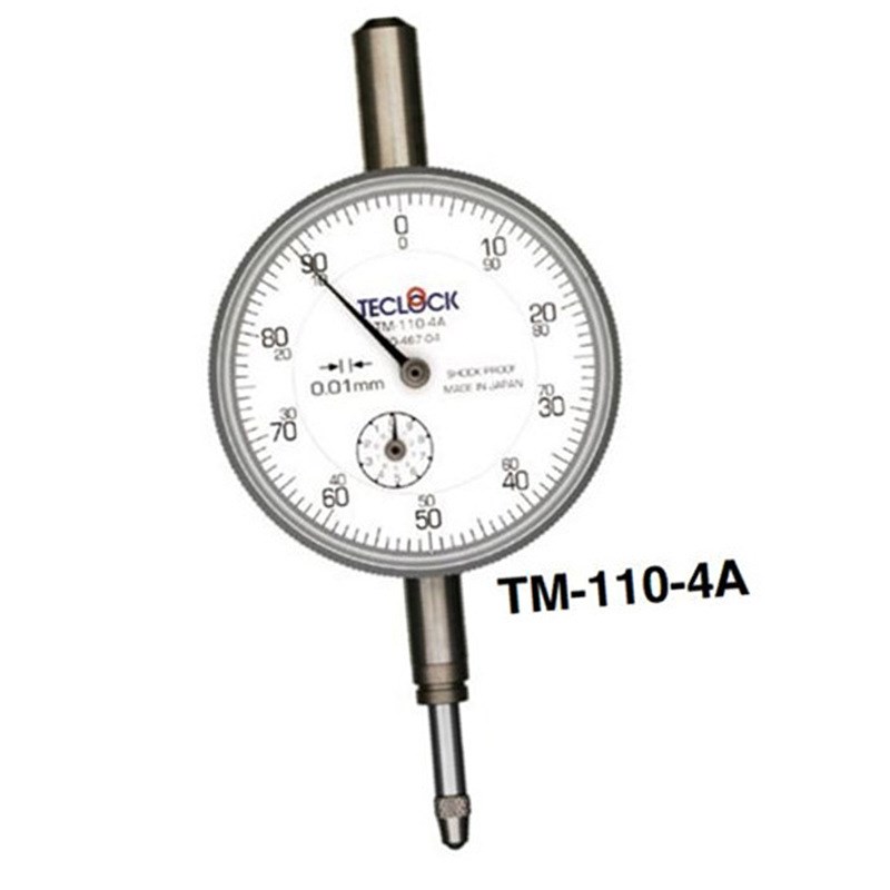 得乐TECLOCK百分表TM-110-4A指J针式百分表高精度百分表现货