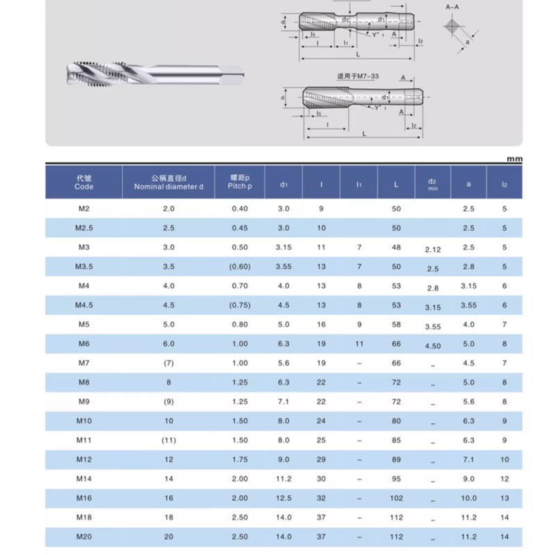 60整体钨钢螺旋丝攻合金机用丝锥M3M4zM5M6M10X1M12X1.5M16 细