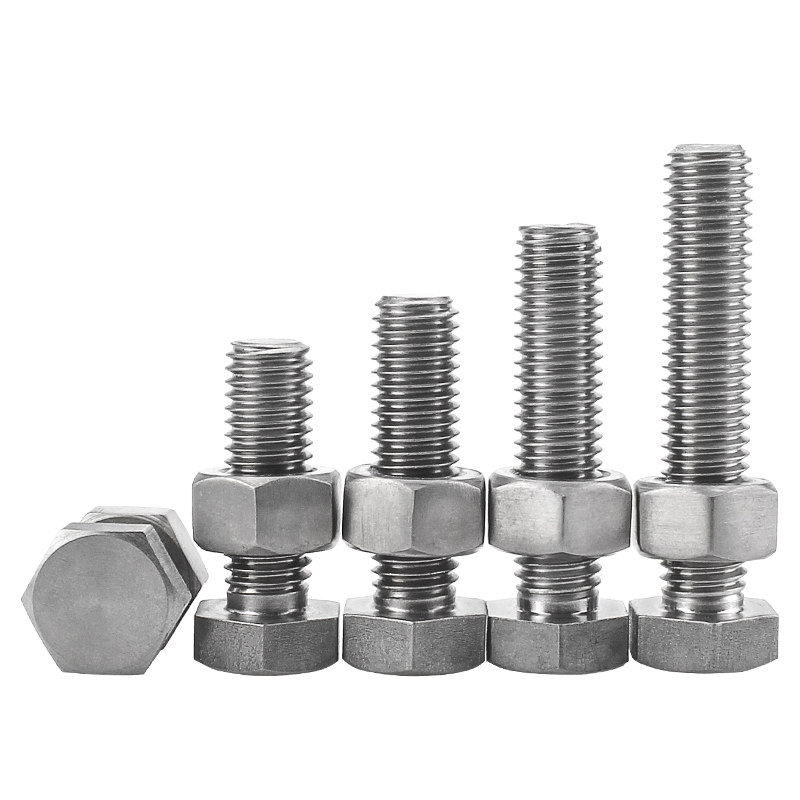 TA2纯钛外六角螺栓gr2钛合金螺丝螺母套装M3M4M5M6M8M10M12MZ14M1