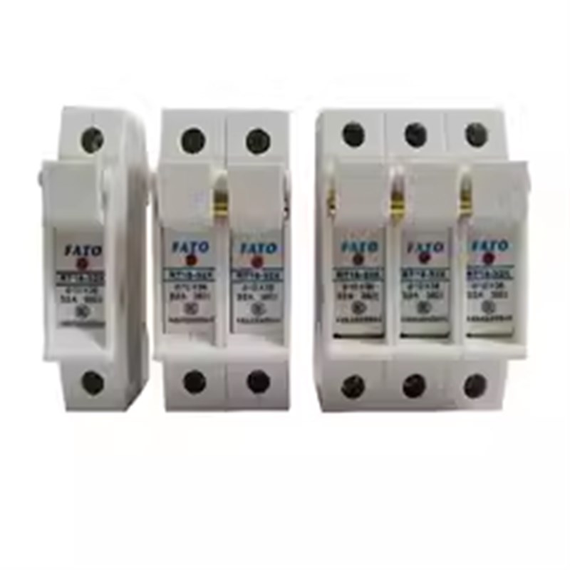 华通 熔断器底座rt18-32X/63X/1P 2P 3P 4P熔芯10A20A保险丝rt14
