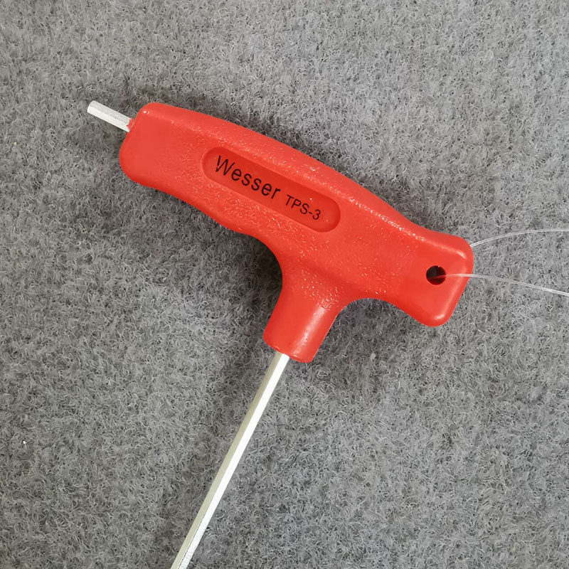 德国威逊加长T型手柄公制内六角进口wesser内六方平头扳手合金钢