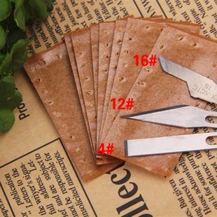 金卡思雕刻刀片 木雕刻刀刀片 微雕刀片 手机贴膜工具 一包十片