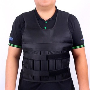 男女负重背心可调节重量沙衣透气隐形负重设备衣跑步沙袋马甲背心