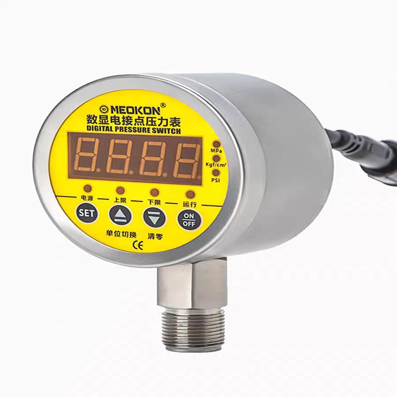 MEOKON上海铭控数字电接点智能开关控制器压力表MD-S825E耐震925Z