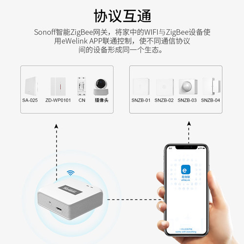 hilink Zigbee门磁传感器支援MIUI iOS 智能温湿度与人体存在感测