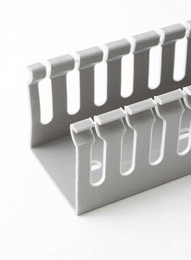 高品质 灰色PhVC配电柜线槽30 40 50线槽板 机柜用方线槽 10米价