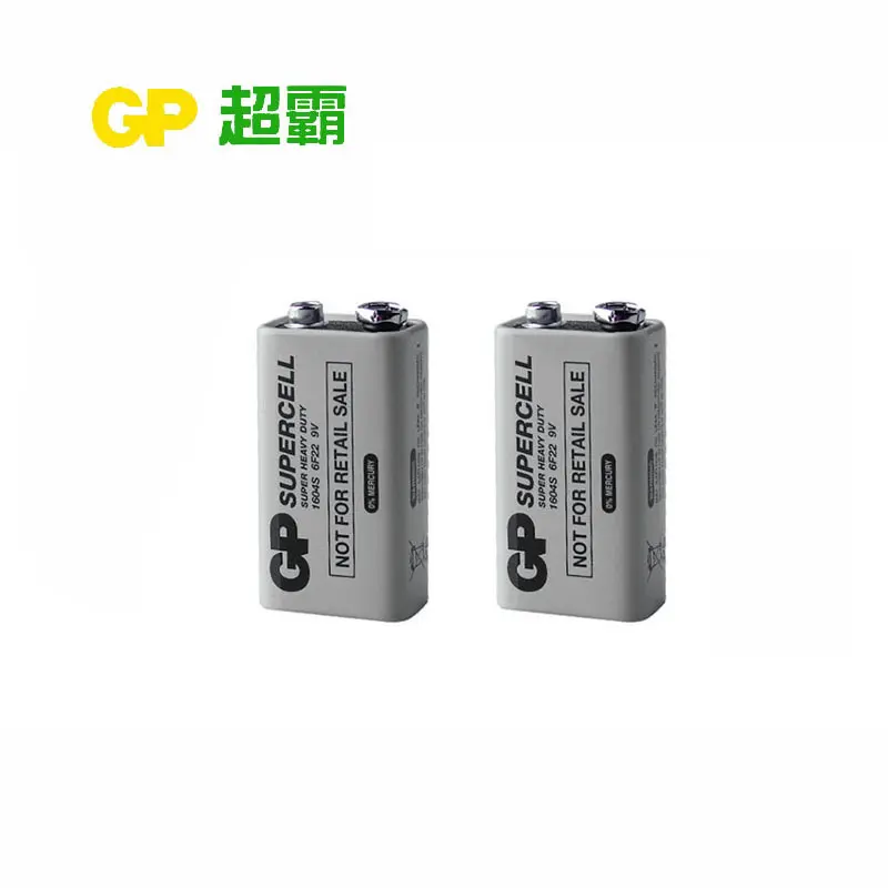 超霸（GP）碳性9V1粒缩装6F22