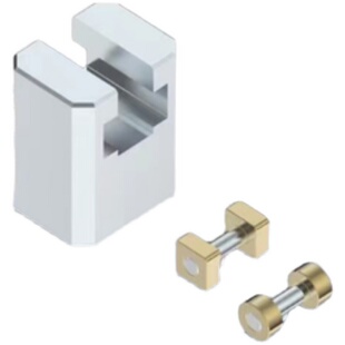 模具燕秀B型斜顶座T槽滑座 斜顶装置活型芯组件B型鑫诚滑脚压条标