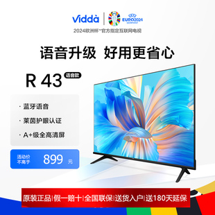 海信Vidda R全面屏网络智能语音投屏家用液晶电视机43英寸 43V1H