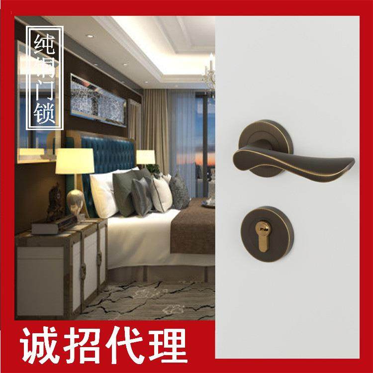 直销纯铜门锁防盗门锁简约室内门锁执手门锁分体21-23,畜牧/养殖物资,畜牧/养殖器械,淘宝优惠券,粉丝福利购,淘宝优惠卷