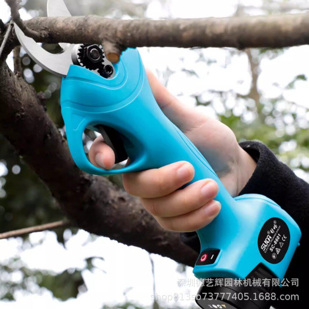 舒畅SC-8601电动修枝剪柑橘园果树剪枝机充电一体式电剪刀修枝