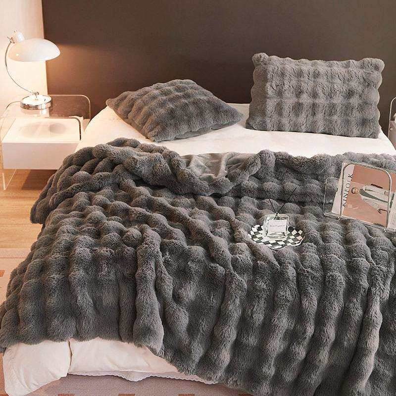 2023新款兔兔绒毛毯双层加厚毯子仿兔毛绒加厚秋冬盖毯办公室沙发,智能设备,其他智能设备,淘宝优惠券,粉丝福利购,淘宝优惠卷