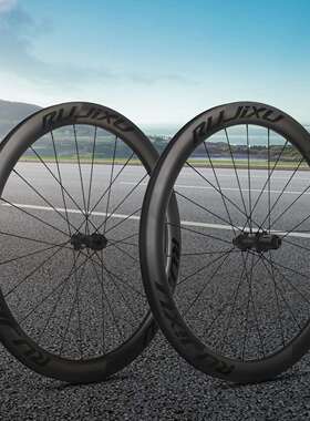 锐杰逊700C公路碟刹自行车轮组碳纤维框高50／60ｍｍ36Ｔ