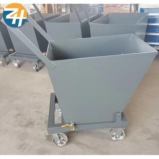 车间铁屑车工厂垃圾废料运输周转自卸式手推重型铁屑车