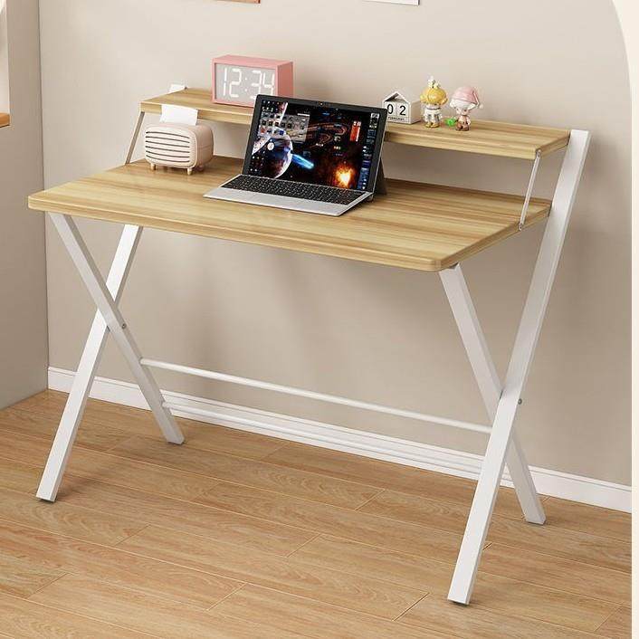 可折叠书桌小户型电脑桌学生家用写字桌卧室床边小桌子简易办公桌