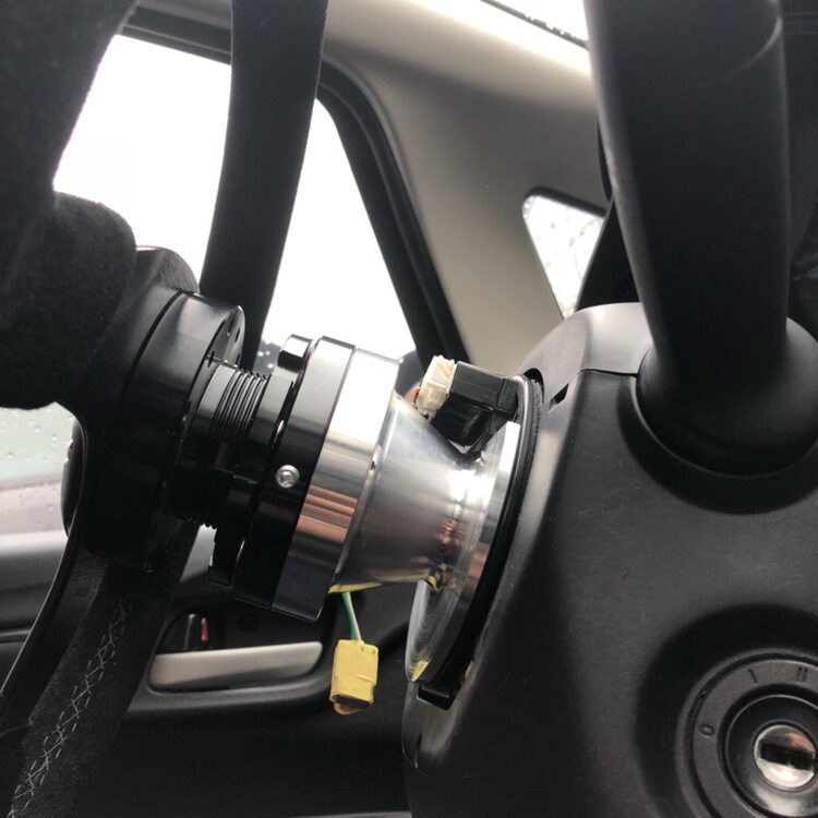 改装方向盘底座薄款适合快拆垫高方向盘赛车连接转接矮款超薄底座