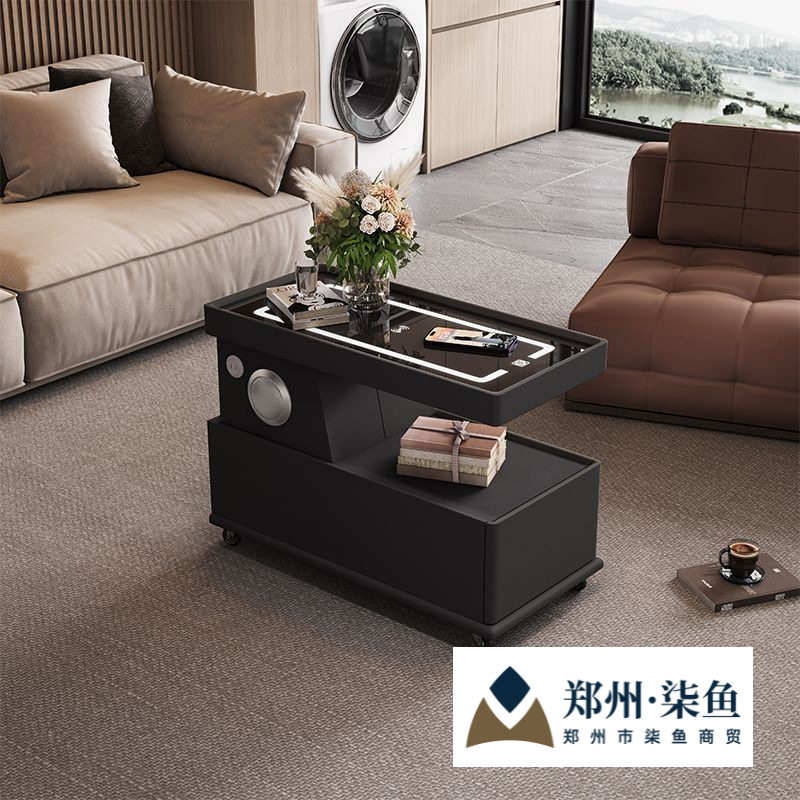 沙发边柜智能移动茶几现代简约阳台边柜轻奢客厅移动侧边几床头柜